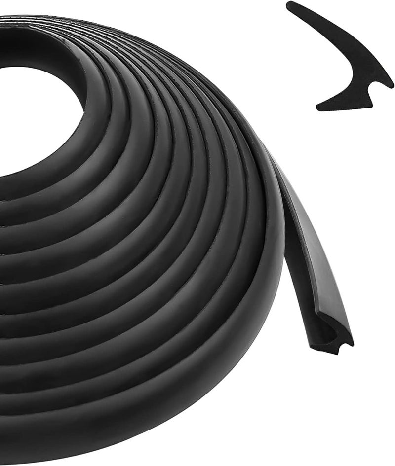 TIKSCIENCE RV Window Rubber Seal Strip 1/2'' x 1/4'' Waterproof 40Ft Weatherstrip - Image 1