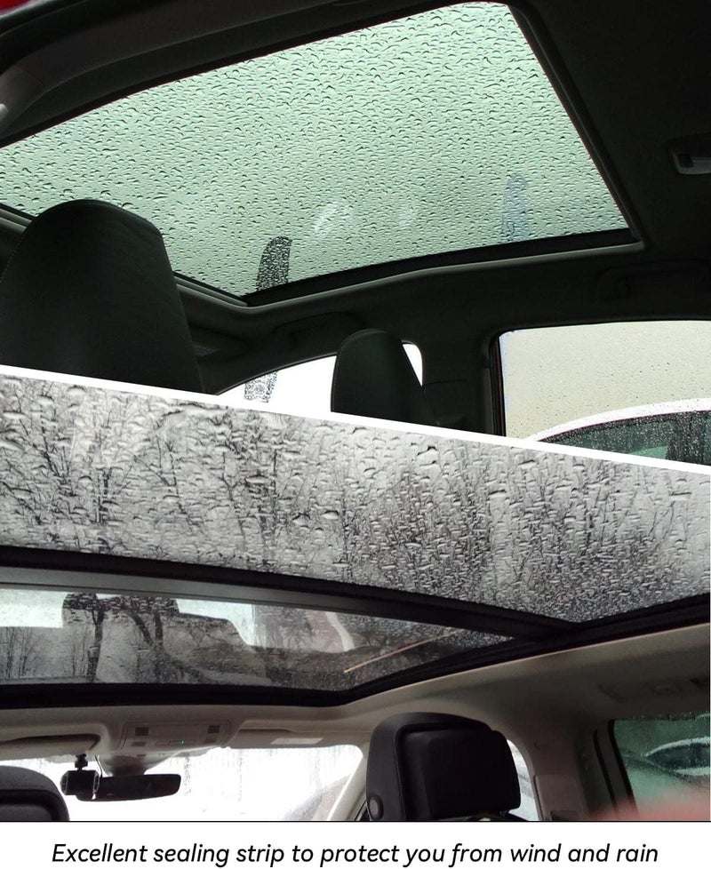 TIKSCIENCE RV Window Rubber Seal Strip 1/2'' x 1/4'' Waterproof 40Ft Weatherstrip - Image 4