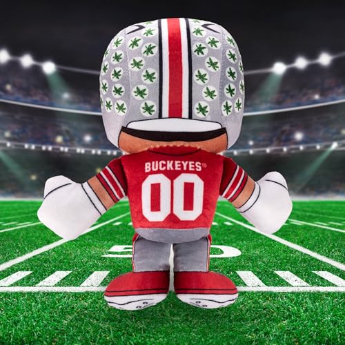 Bleacher Creatures Ohio State Buckeyes Football Player 8 Kuricha Sitting Plush Soft Chibi Inspired Player - Image 5