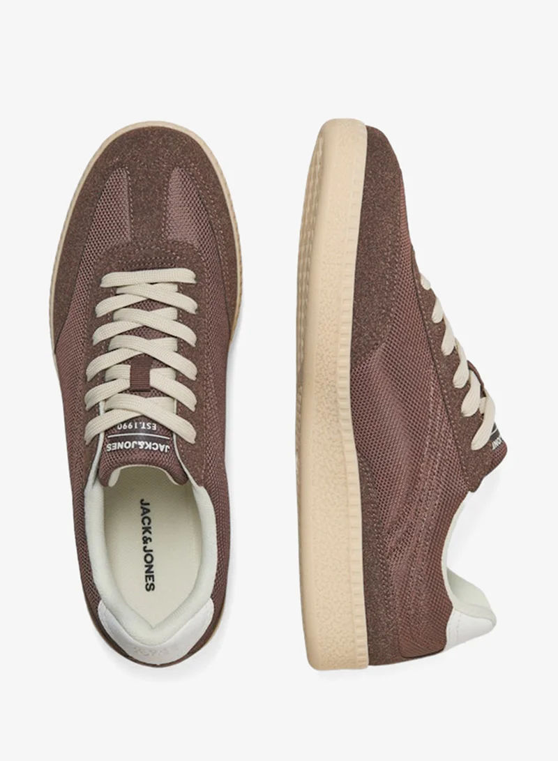JACK & JONES Deep Taupe Casual Low Top Sneakers for Men | Best Price UAE