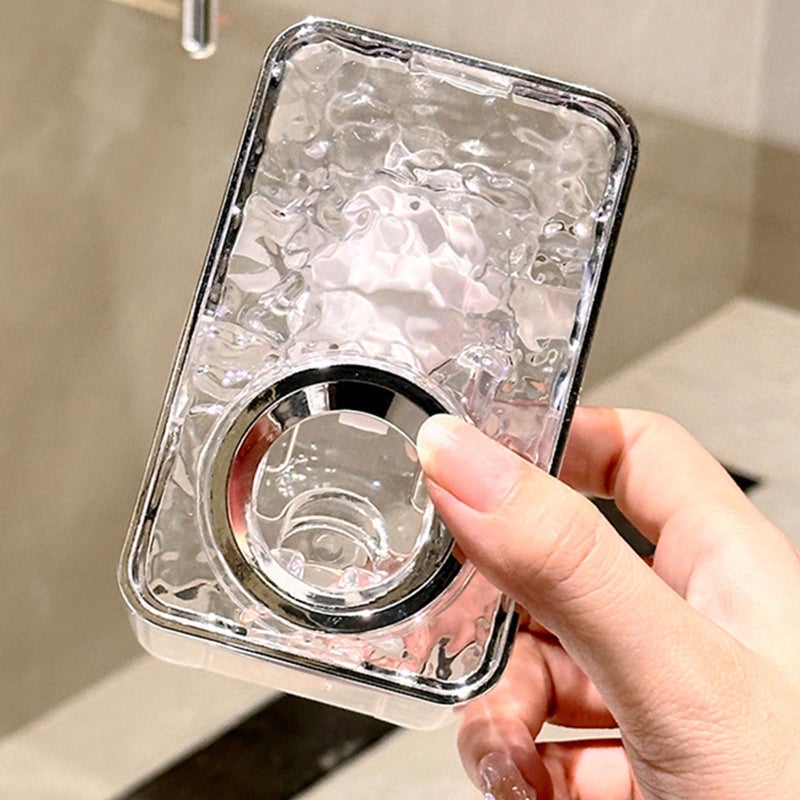 Gray Wall Mounted Automatic Toothpaste Dispenser Squeezer Holder Bathroom Storage Organizer - Image 4