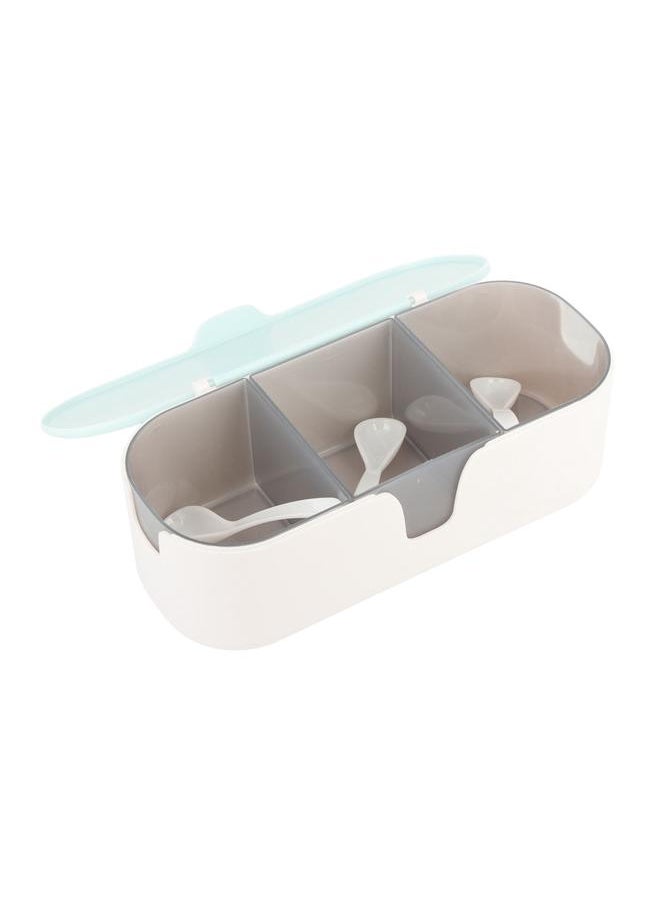 Thoraya Kitchen Seasoning Box 3 Compartments Detachable Storage Spice Container with Cover  - Image 4