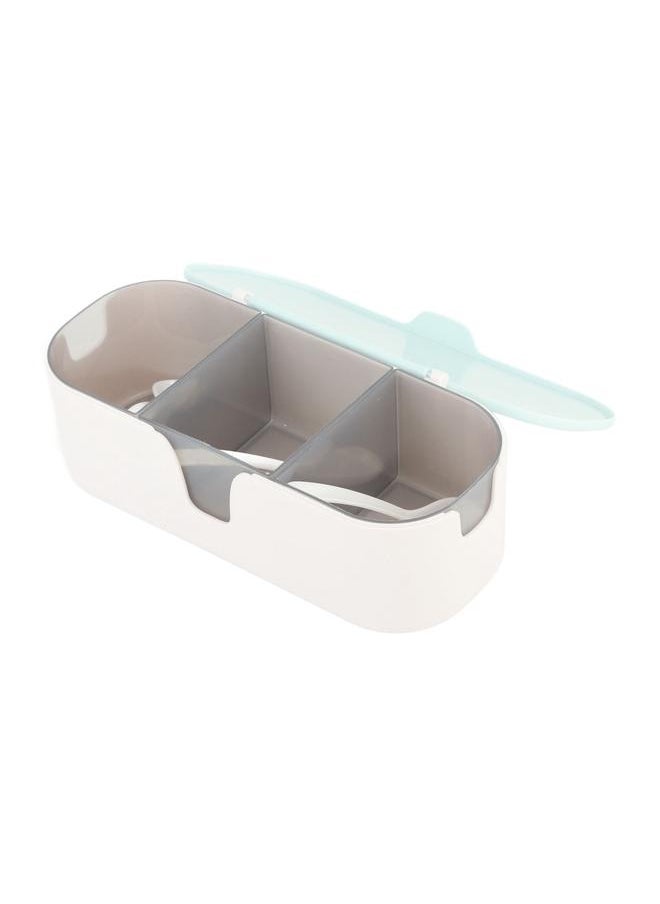 Thoraya Kitchen Seasoning Box 3 Compartments Detachable Storage Spice Container with Cover  - Image 3