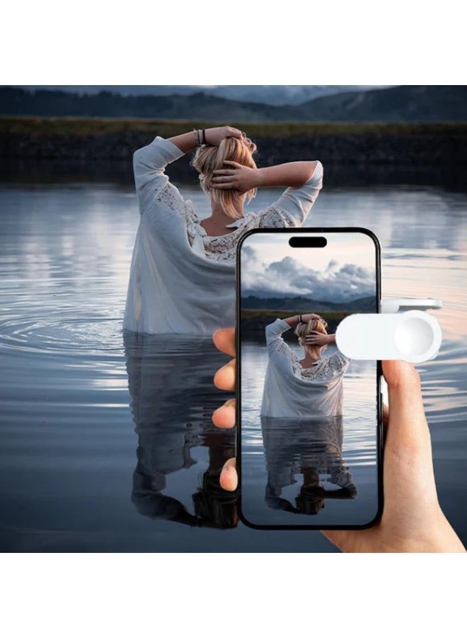 Mirror Effect Lens - Capture Stunning Reflections Instantly, Mirror Magic Lens Clip Kit, Adjustable HD Glass Smartphone Photography Flip Mirror for Outdoor Travel Photography (Black) - Image 5