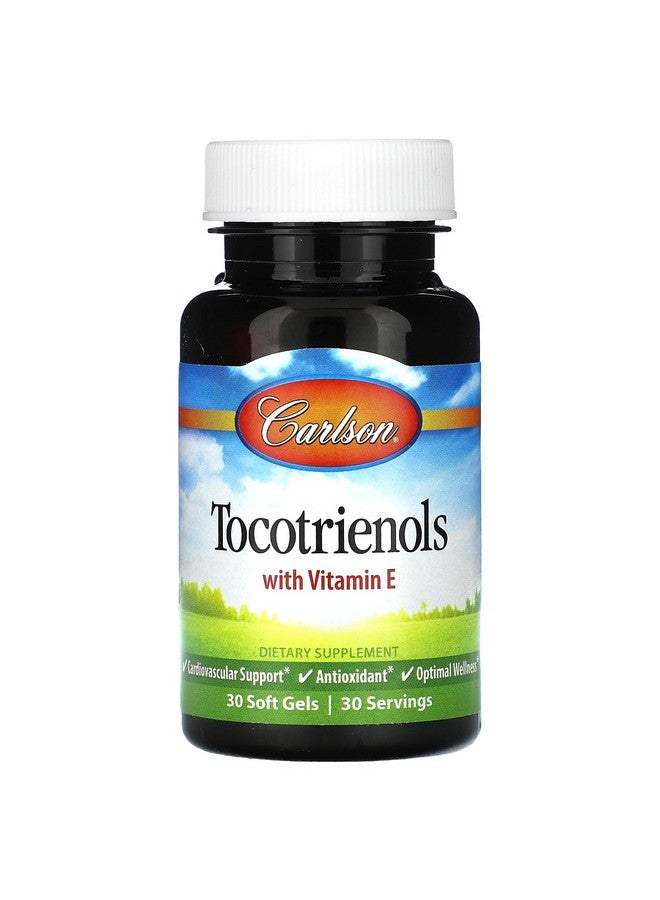 Carlson Labs Tocotrienols With Natural Vitamin E, 30 Softgels - Image 1