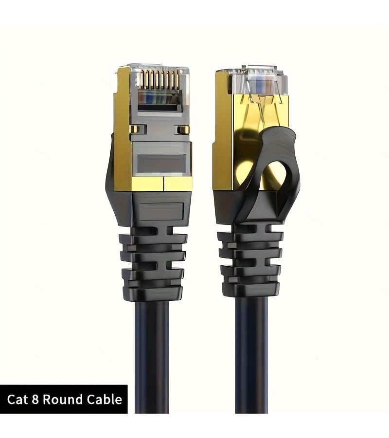 Cat 8 Ethernet Cable High Speed 40Gbps 2000MHz SFTP Patch Cord 1.95m 76inch Heavy Duty Shielded LAN Network Cable for Indoor Outdoor Use - Image 4