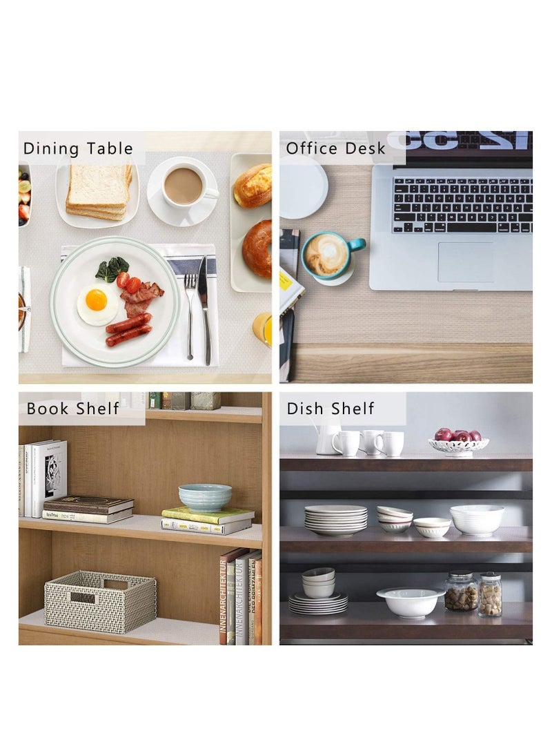 XiuWoo 2 Rolls Shelf Liner Kitchen Drawer Mats 45*200CM - Image 5