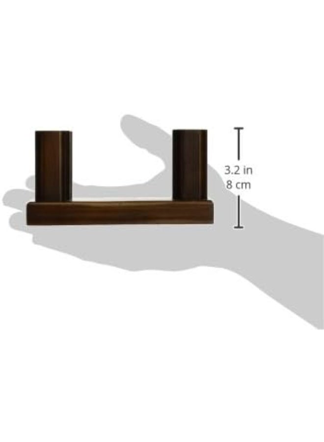 CoasterStone WS13 Dark Wood Coaster Holder Holds 4 Coasters - Image 2