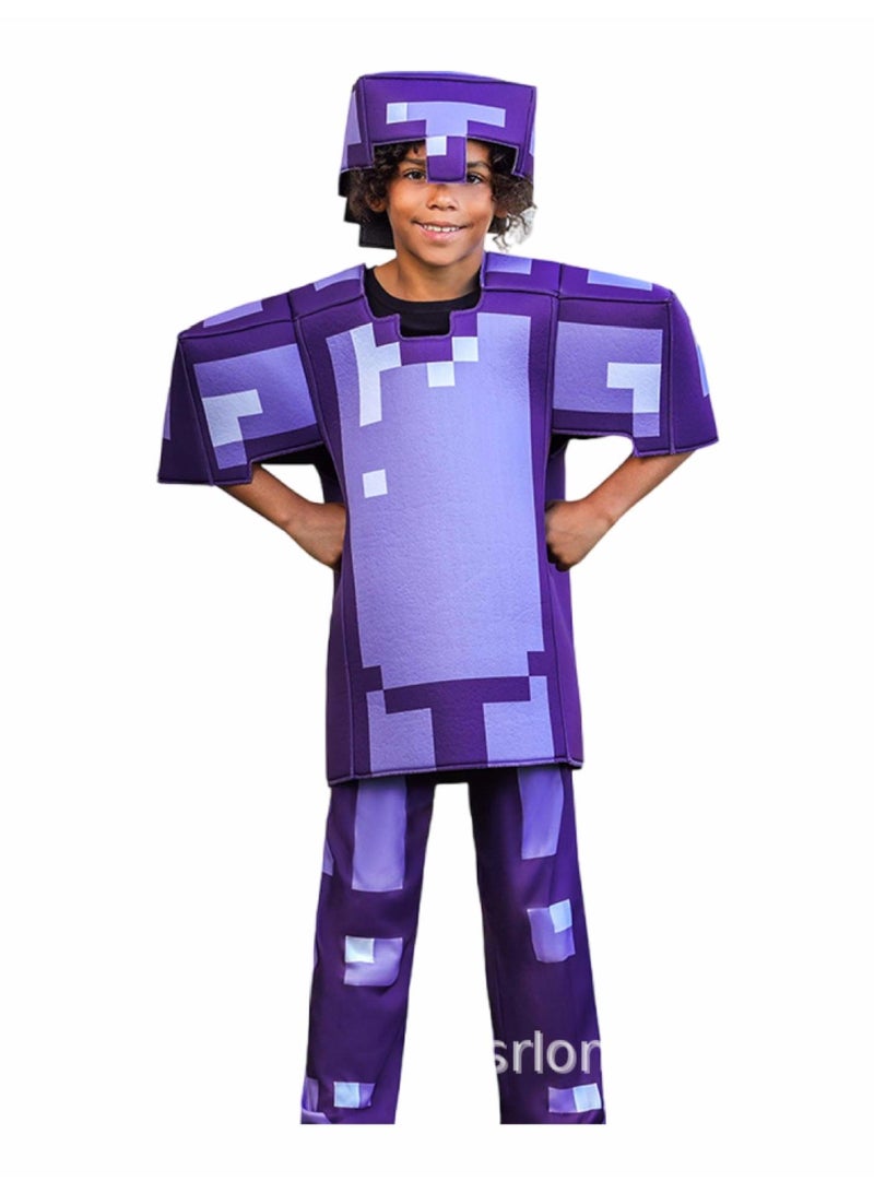 Disguise Minecraft  Costume  Official Deluxe Minecraft Costume or Kids With Headpiece and Jumpsuit  Child Pretend Play and Party Costume For Festivals - Image 1