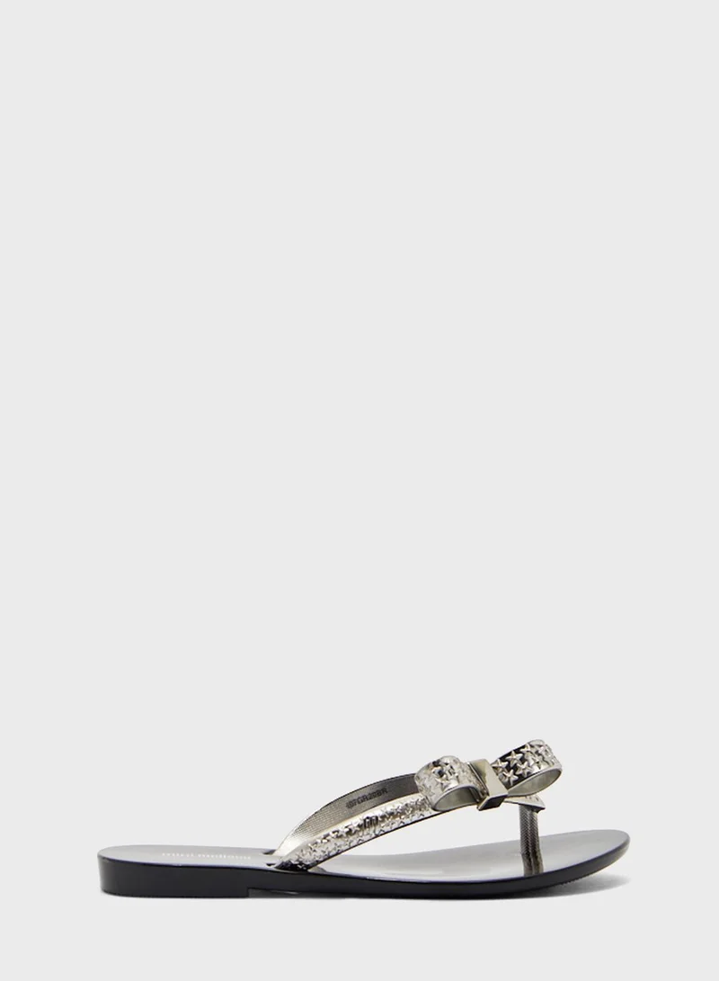 Mini Melissa Kids Harmonic Chrome Sandal