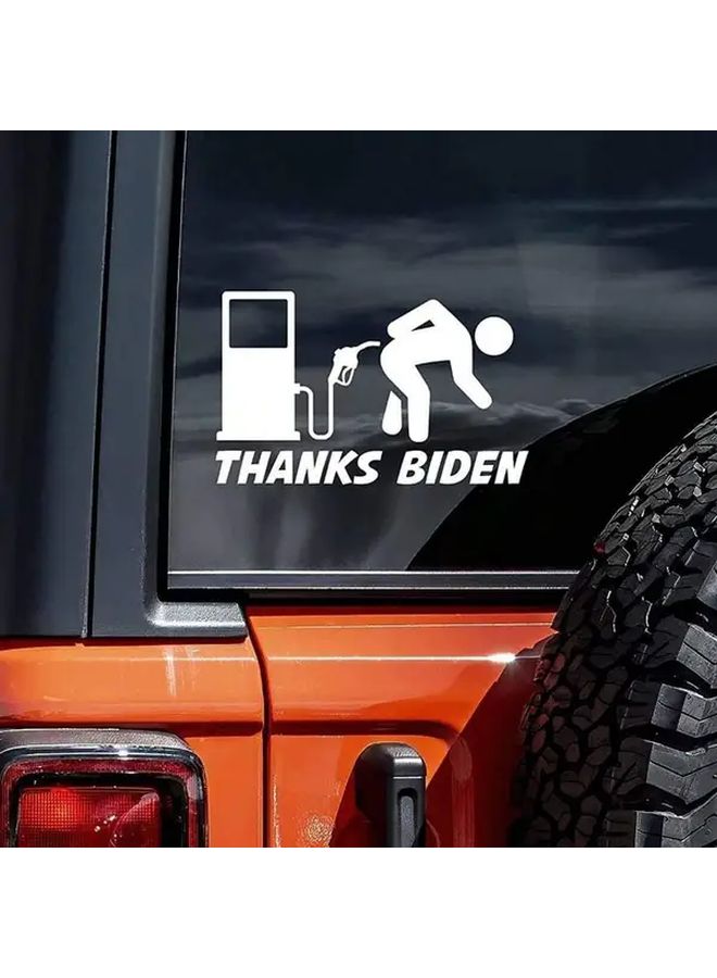 Laser Color Fuel Consumption Warning Sticker Tank Decal For Cars Easy Apply Remove - Image 1
