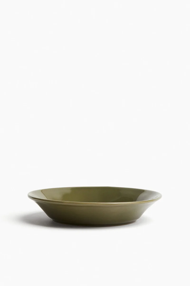 H&M Deep stoneware plate