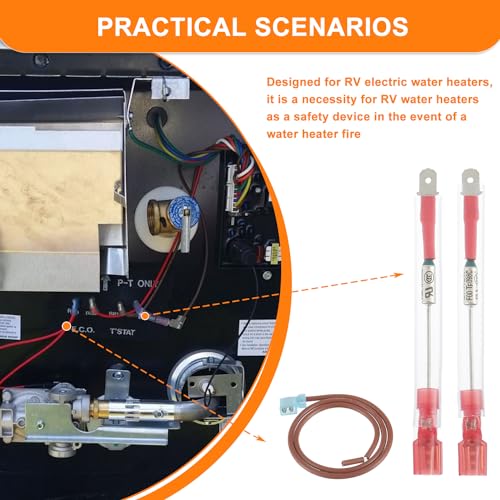 HUAREW 4Pces RV Water Heater Thermal Cutoff Kit Replacement Part for Atwood 93866 Suitable for models GCH6-6E GCH6-4E G6A-8E G6A-7E GC6AA-9E G610-3E GCH10A-2E GH610-3E XTSeries Electronic Water Heater - Image 5
