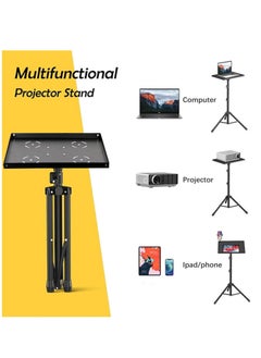 Mike Music Projector Tripod Stand,Laptop Stand,Height Adjustable Portable Outdoor Stand, Universal Portable Folding Floor Stand for DJ Equipment,Office,Stage,Studio,Podium with Hollow Heat Dissipation Holes  - Image 5