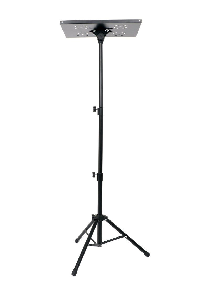 Mike Music - Projector Tripod Stand,Laptop Stand,Height Adjustable Portable Outdoor Stand, Universal Portable Folding Floor Stand for DJ Equipment,Office,Stage,Studio,Podium with Hollow Heat Dissipation Holes - Image 1