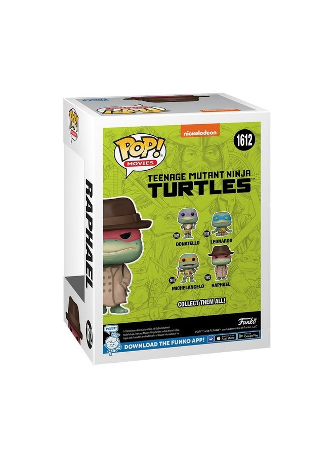 Funko Funko POP! Movies: Teenage Mutant Ninja Turtles (TMNT) - Raphael with Coat & Hat - Collectable Vinyl Figure - Gift Idea - Official Merchandise - for Kids & Adults  - Image 3
