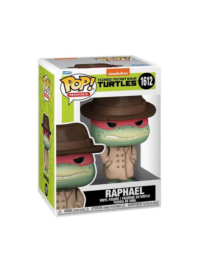 Funko Funko POP! Movies: Teenage Mutant Ninja Turtles (TMNT) - Raphael with Coat & Hat - Collectable Vinyl Figure - Gift Idea - Official Merchandise - for Kids & Adults  - Image 1