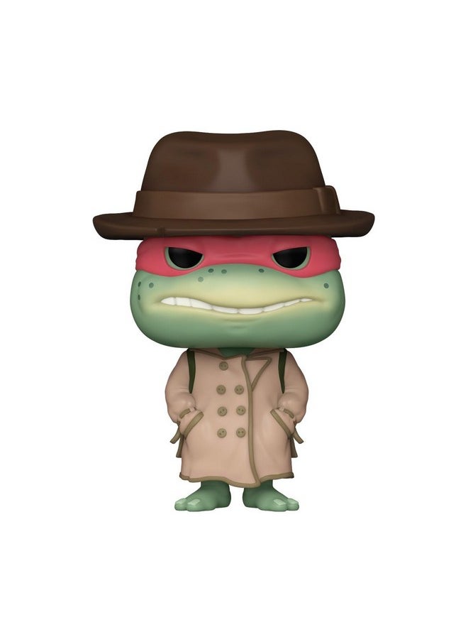Funko Funko POP! Movies: Teenage Mutant Ninja Turtles (TMNT) - Raphael with Coat & Hat - Collectable Vinyl Figure - Gift Idea - Official Merchandise - for Kids & Adults  - Image 2