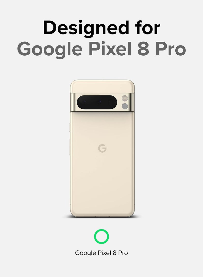 AROAQ Compatible with Google Pixel 8 Pro Case Cover Rugged Flexible Durable Anti-Slip TPU Protection Shockproof Google Pixel 8 Pro Back Cover - Image 2