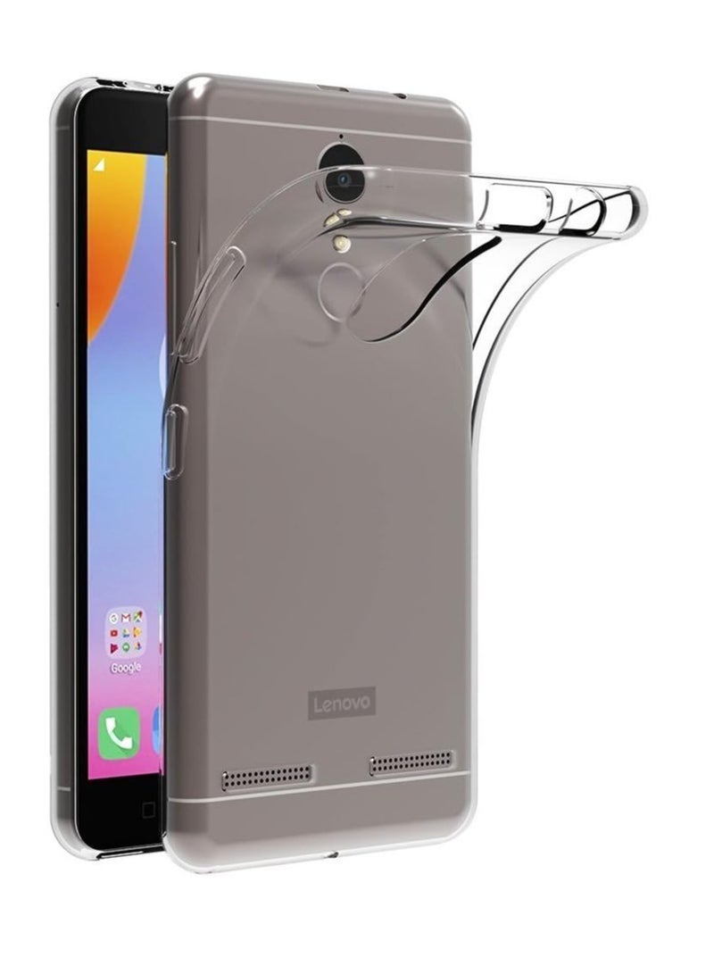 Case for Lenovo K6 (5 inch) Soft TPU Rubber Gel Bumper Transparent Back Cover