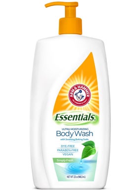 Arm  Hammer Essentials Ultra Moisturizing Body Wash Simply Fresh 32 Ounce