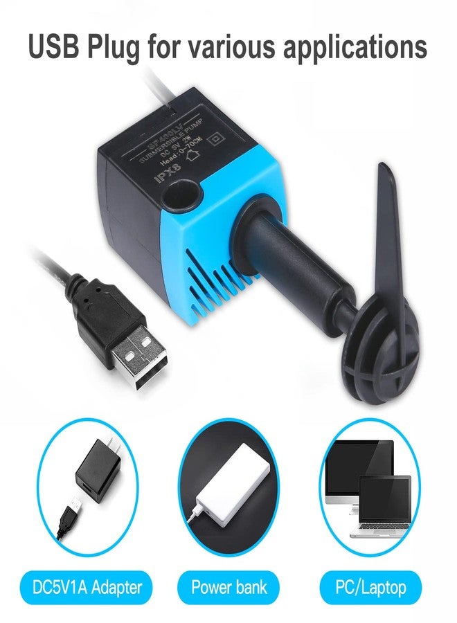 SanKlev SP-400LV Cat Water Fountain Pump,5V USB Replacement Pump Compatible with Platinum and Platinum LED Dog and Cat Water Dispensers - Image 5