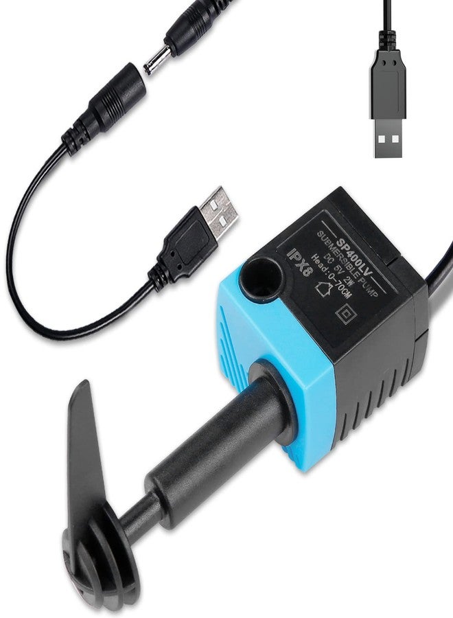 SanKlev SP-400LV Cat Water Fountain Pump,5V USB Replacement Pump Compatible with Platinum and Platinum LED Dog and Cat Water Dispensers - Image 1