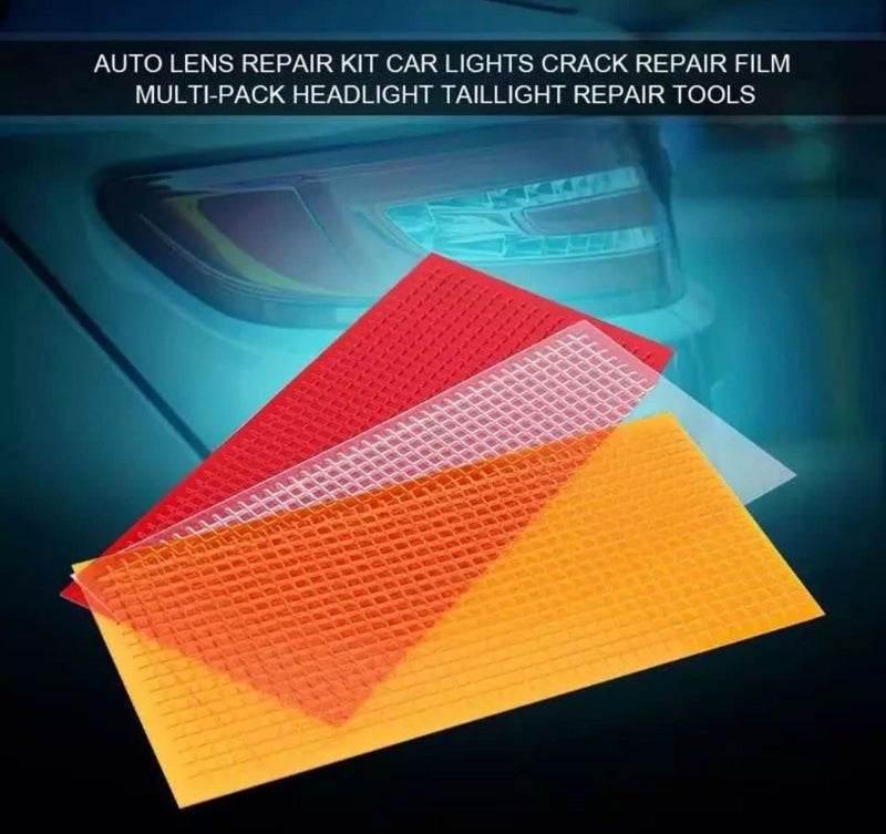 bosig® Auto Lens Repair Kit, 1 Pieces Car Lights Crack Repair Film Multi-Pack Headlight Taillight Repair Tools - Image 3