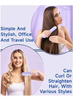 Cordless Hair Straightener Comb Detachable for Easy Clean And 2 clips, 200M Ions, 6 Speed Smart Temp, Dual Charging, Ideal for On - the - Go Styling - Purple - pzsku/Z1F2BB29ED1896346E5ECZ/45/_/1740727895/568e5a73-17cd-45f1-897e-dd338429ddeb