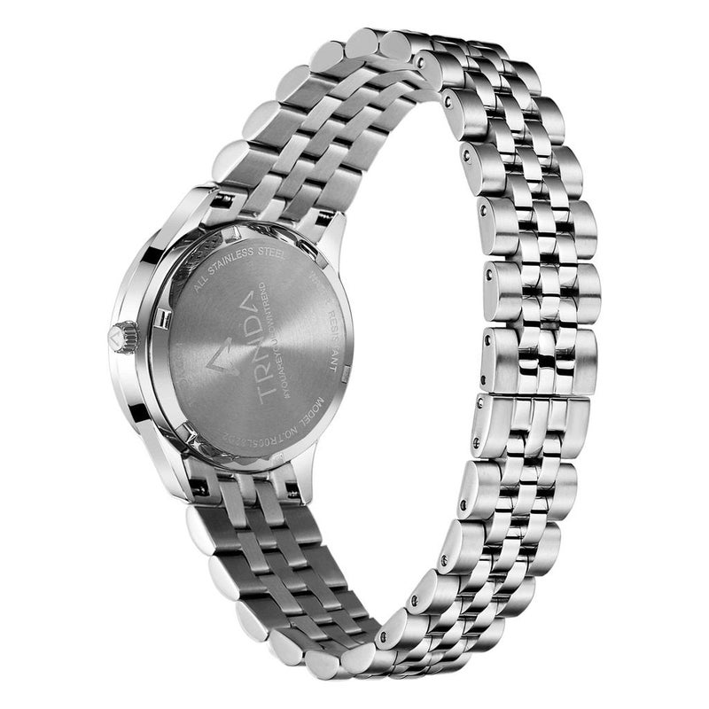 TRNDA Women's Watch with Silver Stainless Steel Case and Silver Stainless Steel Band - Image 4