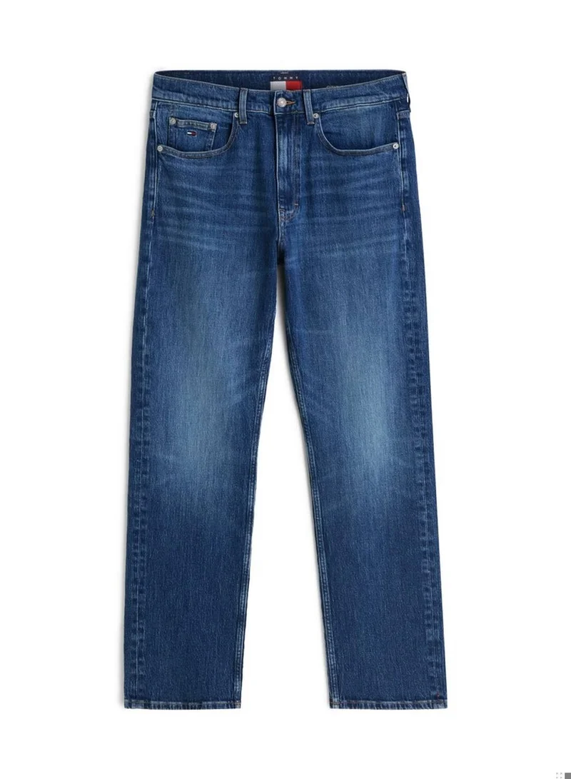 Tommy Jeans Denim Dark Otis Regular Straight Jeans for Men | Best Price UAE