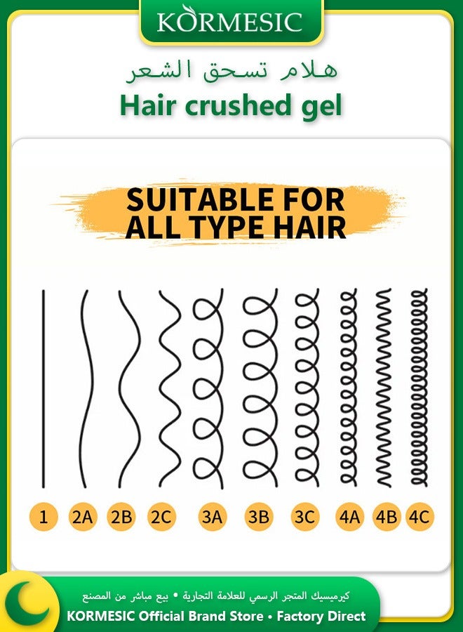 Kormesic atural Oils Styling Gel 140g Medium Hold No White Residue Smooth Hair - Image 4