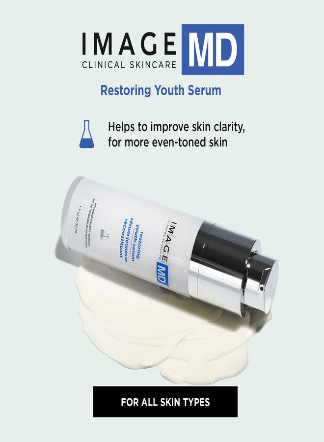 IMAGE Skincare MD Restoring Youth Face Serum, with Vitamin C and Hyaluronic Acid, 1 Fl Oz - Image 2