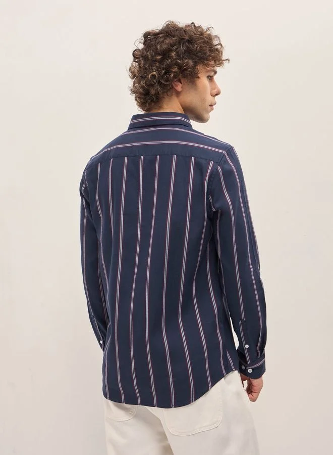 THE BEAR HOUSE Men's Shirt for Casual and Formal Wear | Classic Button-Down Style for Office, Daily Use, Travel, Events & All-Season Outfits | Versatile & Stylish Wardrobe Essential for Every Occasion