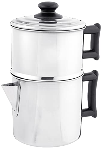 Lindy's Stainless Steel 10 Cup Drip Coffee Maker, Stovetop Coffee maker, Coffee Pot - Image 2