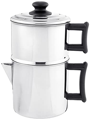 Lindy's Stainless Steel 10 Cup Drip Coffee Maker, Stovetop Coffee maker, Coffee Pot - Image 4