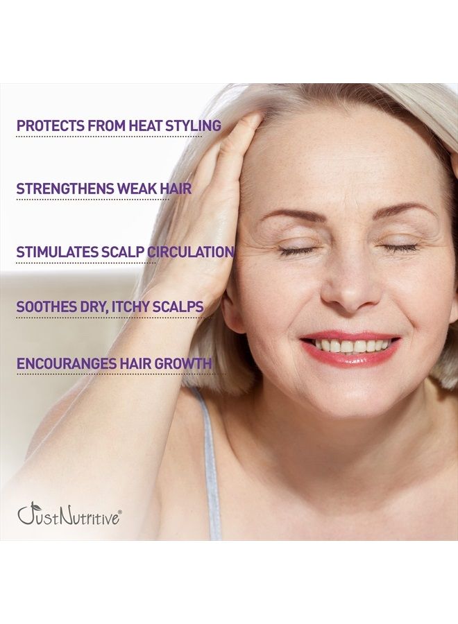 Just Nutritive Adult Women's Hair Treatment | Hair Loss Treatment | Hair Loss Regrowth for Thinning Hair | Hair Growth Product | Just Nutritive | 4 Oz - Image 4