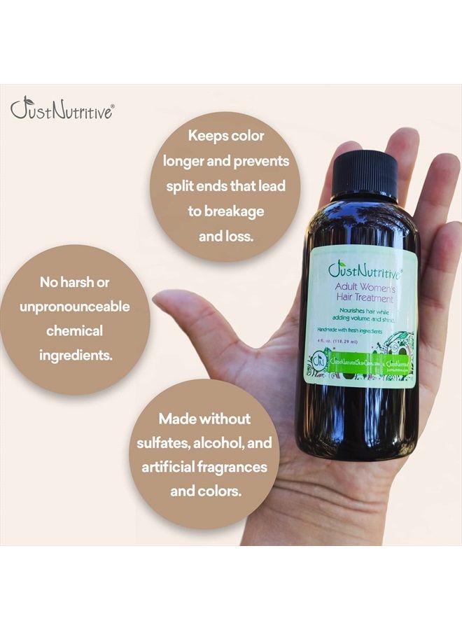 Just Nutritive Adult Women's Hair Treatment | Hair Loss Treatment | Hair Loss Regrowth for Thinning Hair | Hair Growth Product | Just Nutritive | 4 Oz - Image 3