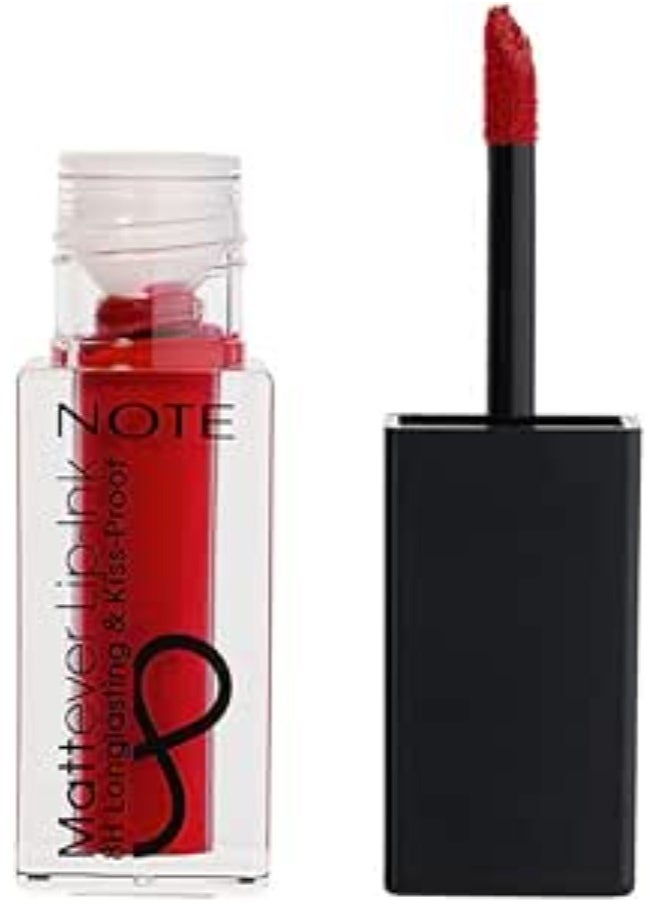 Note - Note Mattiever Lipink 8H Long Lasting - No. 14 Unpredictable Red - Image 1