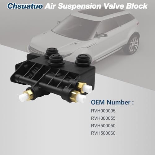 chsuatuo Front Air Suspension EAS Valve Block RVH000095 Transfer Valve - Compatible with Land Rover LR3, LR4, Range Rover Sport Air Supply Distribution - Image 4