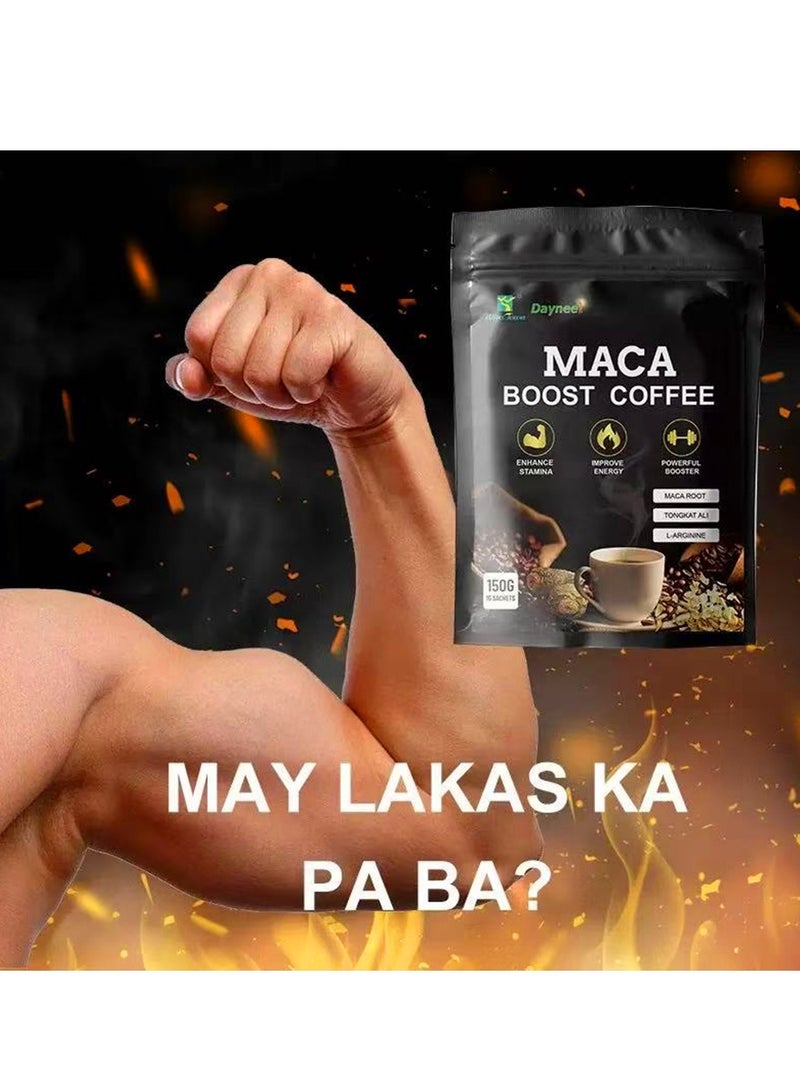 Wins Town Organic Maca Coffee Instantly Absorbs Better Helps Energy Endurance Strength and Relieves Stress Non-Transformation Food 150g - Image 4