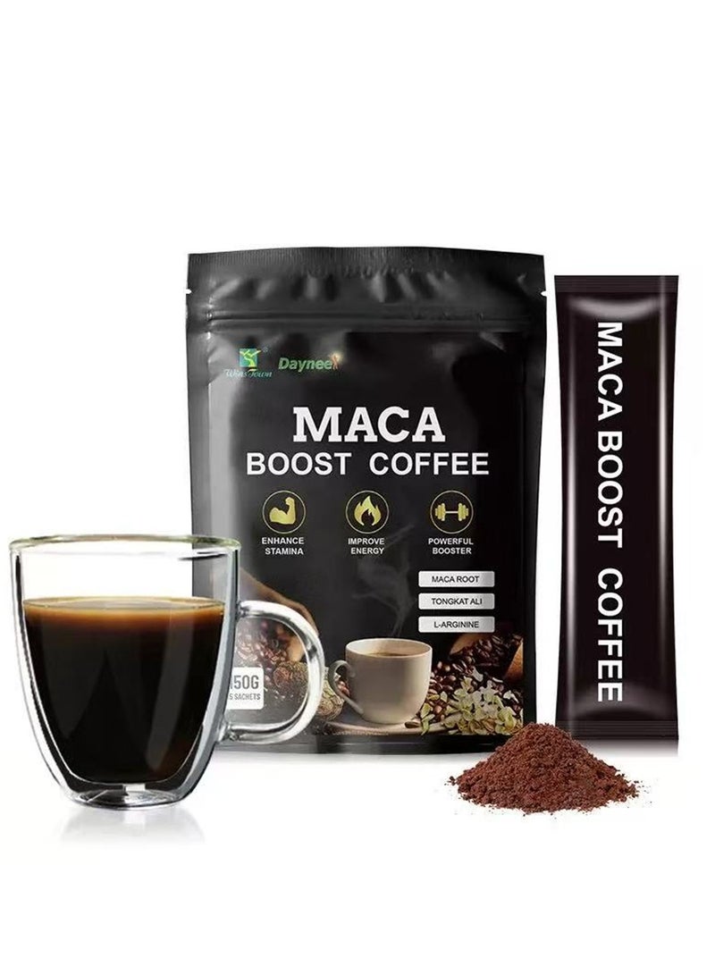 Wins Town Organic Maca Coffee Instantly Absorbs Better Helps Energy Endurance Strength and Relieves Stress Non-Transformation Food 150g - Image 5