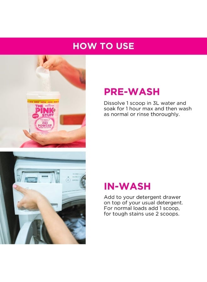 Stardrops The Miracle Laundry Oxi Powder Stain Remover For Whites 1kg - Image 3