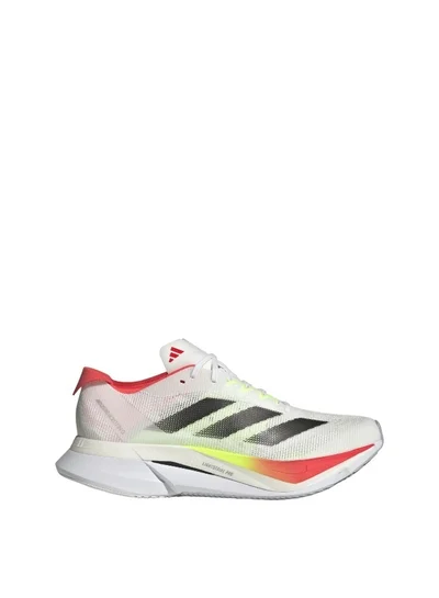 adidas Originals Adizero Boston 12 W White Running Shoes For Women 3.5