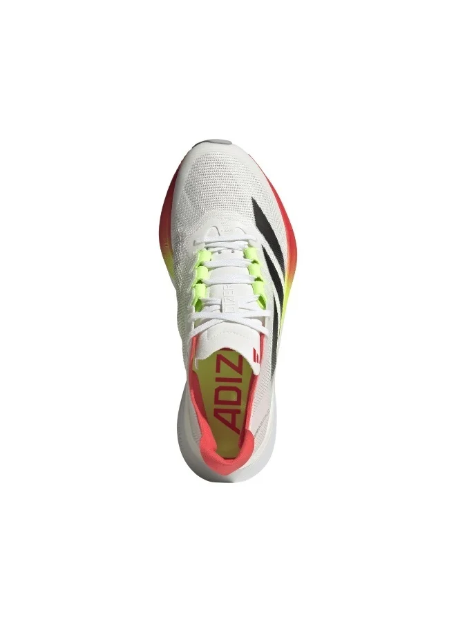 adidas Originals Adizero Boston 12 W White Running Shoes For Women 3.5