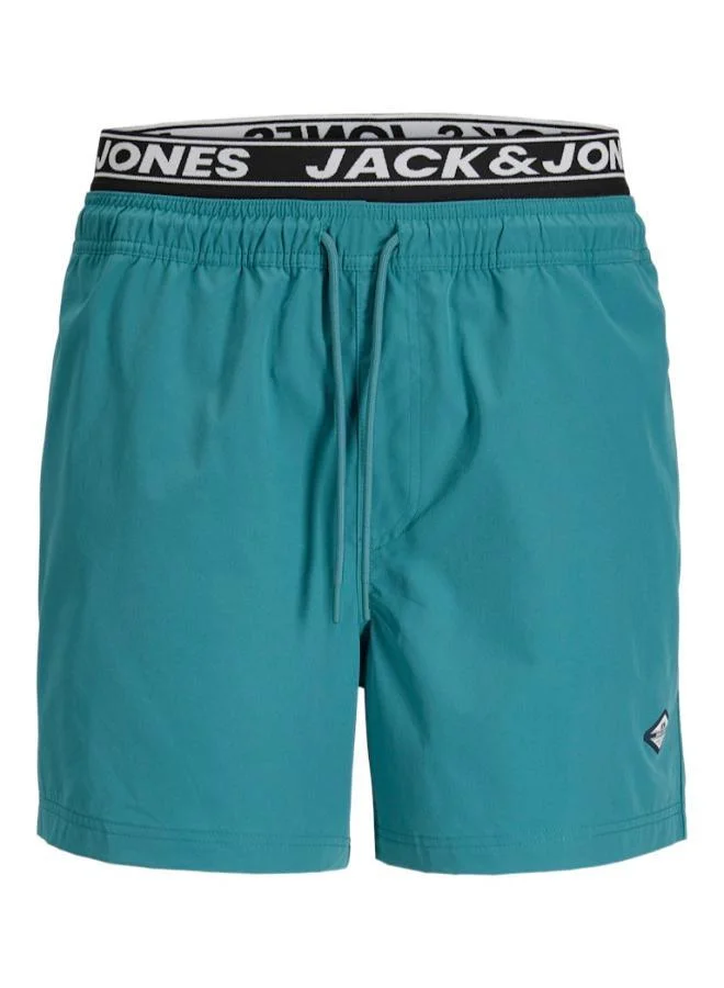 JACK & JONES  Logo Drawstring Swim Shorts for Men | Best Price UAE