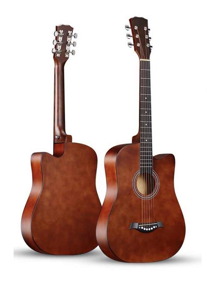 بيوينتي 38 بوصة غيتار مع ملحقات مجموعة للأطفال والكبار مع كيس غيتار ضبط سلسلة النحاس الأحمر سلسلة كابو اختيار وقماش نظيف للهدية ﻿ - Image 2