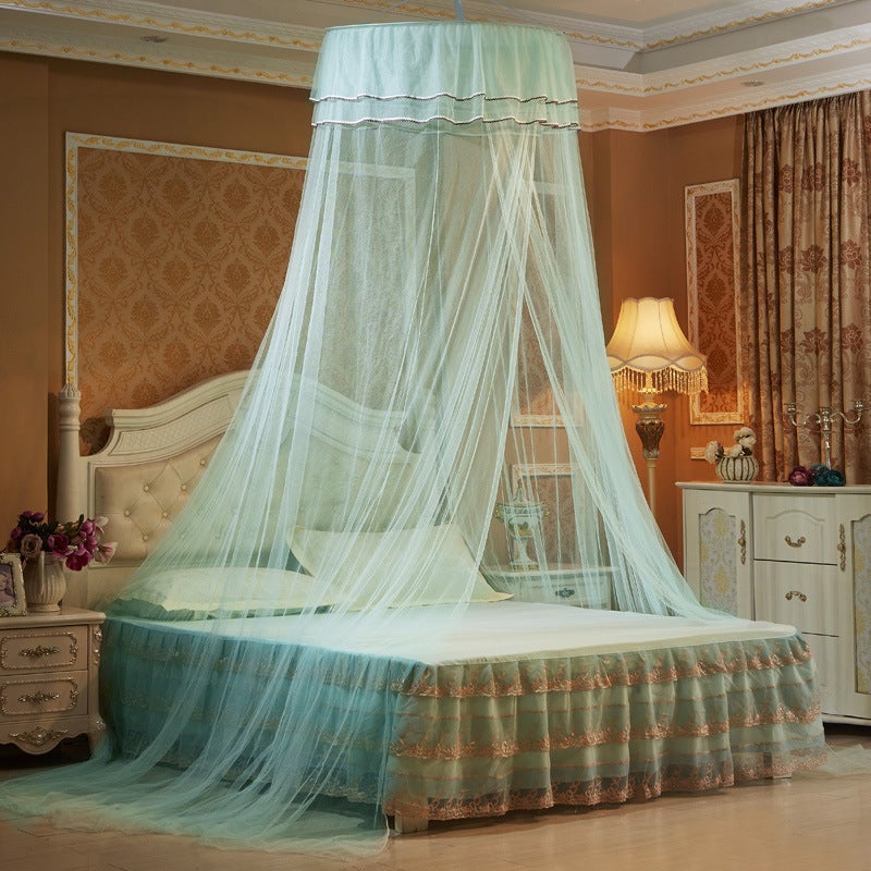 Ai Jingmei Home Textile Ceiling Dome Small Fresh Mosquito Net Student Mosquito Net Princess Round Mosquito Net Live - Image 5