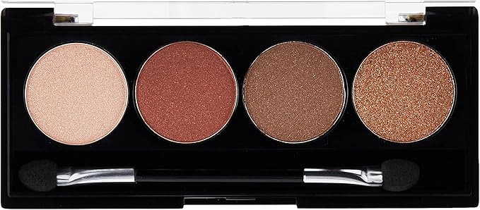W7 Lets Go 4 Colour Palette Shades Make Up Cosmetic Eyeshadow Eye Shadow Kit Lets Go Buff - Image 5