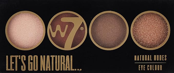 W7 Lets Go 4 Colour Palette Shades Make Up Cosmetic Eyeshadow Eye Shadow Kit Lets Go Buff - Image 2